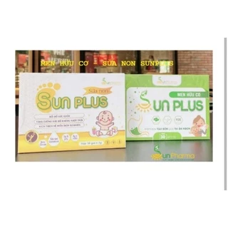 Men hữu cơ Sunplus + Sữa non Sunplus  bổ sung chất xơ, bé hết táo bón- Tăng sức đề kháng nuôi con nhàn tênh