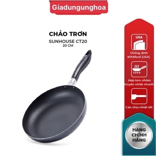 Chảo trơn chống dính SUNHOUSE phi 16-30cm