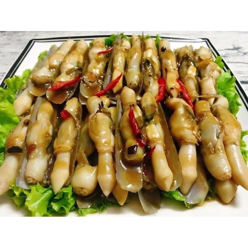 ruột ốc móng tay đã làm sạch 1kg ❤️ SALE SỐC ❤️ xào, nấu, sốt me béo ngậy