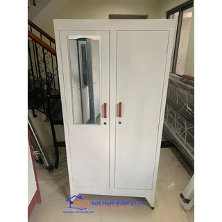 Tủ tôn treo quần áo 2 cửa nhiều màu, 2 khoang treo đồ rộng dãi cao 157cm rộng 77cm Nội Thất Minh Quân