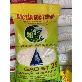 Gạo đặc sản Sóc Trăng ST25 túi 5kg ( Ngon nhất thế giới 2019)