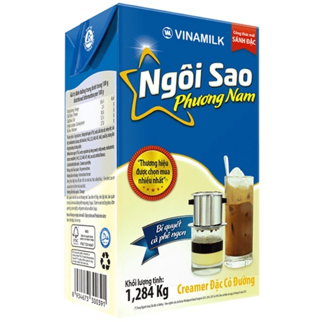 Sữa đặc có đường Ngôi sao Phương Nam 1,284Kg