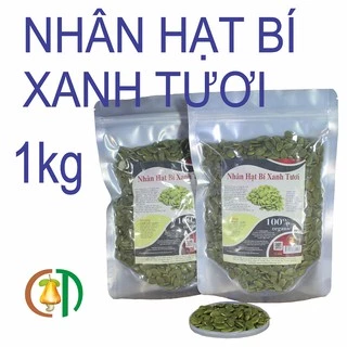 NHÂN HẠT BÍ XANH  SỐNG TÁCH VỎ HÀNG MỚI 250G-1KG