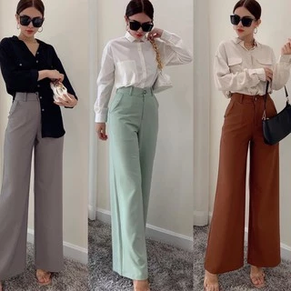 QUẦN SUÔNG LƯNG CAO TÔN DÁNG HÀNG VNXK ❤️ FREE SHIP❤️QUẦN CULOTTES NỮ LƯNG CAO CHE BỤNG