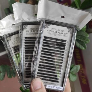 Mi khay Hiệu Color tip silk Lash U 0.07-0.10-0.12 ( Đồ nối mi đẹp)