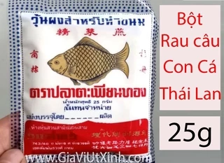 (CHÍNH HÃNG) BỘT RAU CÂU CON CÁ THÁI LAN 25G - 50G PLATAPIANTONG