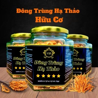 Đông trùng hạ thảo TAYBACXANH hộp 25g sấy thăng hoa đạt tiêu chuẩn của Viện Hàn Lâm và Khoa Học Công Nghệ VN