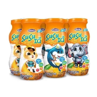 Lốc 6 chai sữa chua uống cam SuSu IQ 80ml