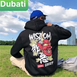 ÁO NỈ, ÁO KHOÁC HOODIE MẶT QUỶ ĐỎ ĐẦU SỪNG SIÊU NGẦU NAM NỮ PHONG CÁCH HÀN QUỐC- DUBATI FASHION