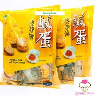 Bánh quy trứng muối dẻo Đài Loan gói 500gam