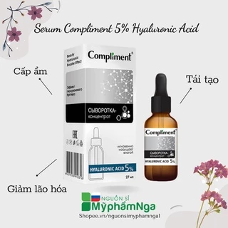 Serum Compliment 5% Hyaluronic Acid Cấp ẩm, Tái tạo, Giảm lão hóa