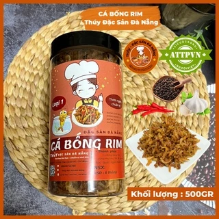 Cá Bống Rim GIa Vị Ăn Liền Hộp 500gr Nhà Thúy Đặc Sản Đà Nẵng Loại Ngon Rim Khô