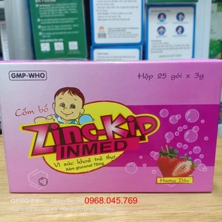 Zinc - Kid Inmed hương Dâu 25 gói