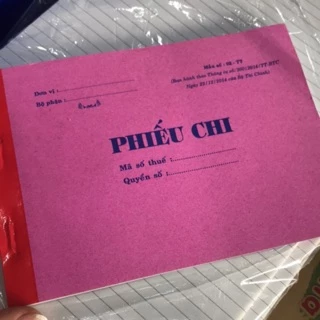 Phiếu chi 2 liên 100 tờ