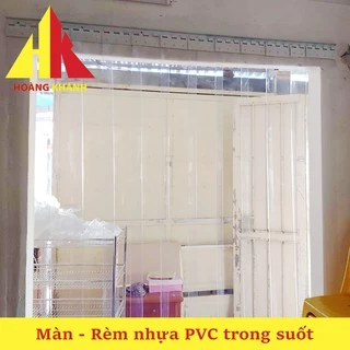 COMBO - Rèm nhựa ngăn lạnh điều hoà giá rẻ HOÀNG KHÁNH (độ dày 1,5mm) - Rèm nhựa PVC - Rèm ngăn lạnh, chắn gió, chắn bụi