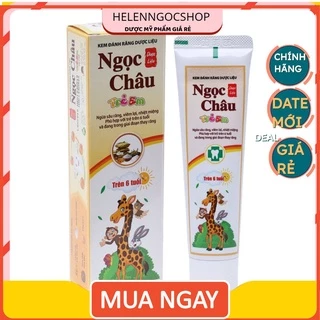 Kem đánh răng dược liệu Ngọc Châu trẻ em trên 6 tuổi 70g/trẻ em từ 2 tuổi đến 6 tuổi