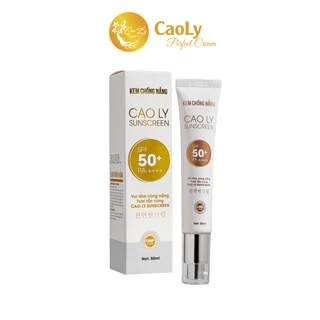 Kem Chống Nắng Cao Ly Nâng Tone Dưỡng Ẩm Spf 50+++