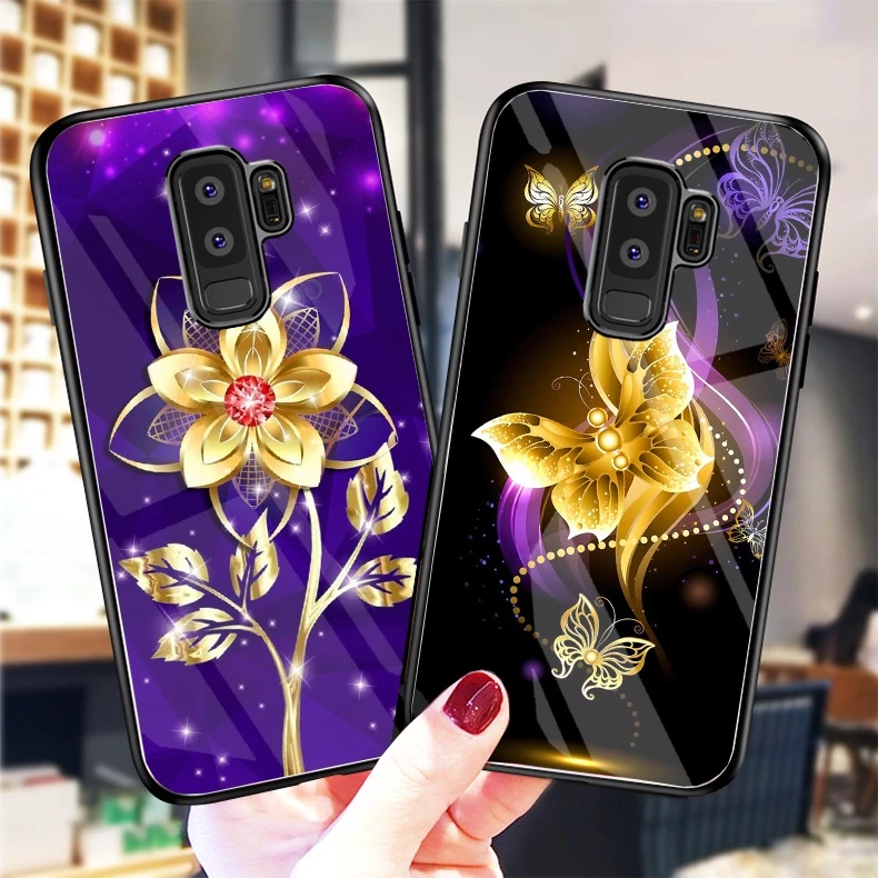 Ốp Lưng SAMSUNG GALAXY S9, S9 PLUS  Ốp kính bóng cao cấp mới nhất