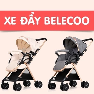 Xe đẩy gấp gọn 2 chiều 3 tư thế Belecoo, Xe Đẩy Cho Bé Sơ Sinh Nằm, Ngồi ,đi Chơi , Du Lịch