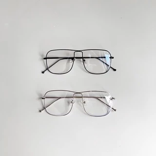 Kính kim loại vuông to hot trend, kính LOU Jolie eyewear