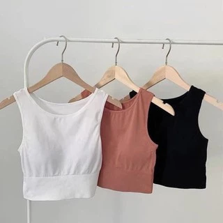 ÁO CROPTOP THUN CÁ TÍNH CÓ SẴN ĐỆM NGỰC CỰC ÊM, HACK VÒNG 1 MÃ ABR007