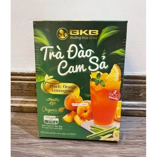 Trà Đào Cam Sả Organic BKB 275G Gói Pha Sẵn Tiện Lợi