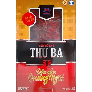 Khô bò sợi cay thơm ngon 250 gram Thu Ba đặc sản Quảng Ngãi quà Tết gia đình