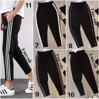 QUẦN LEGGING SỌC THỂ THAO CÁ TÍNH CO GIÃN 4 CHIỀU(SỌC NGẪU NHIÊN)