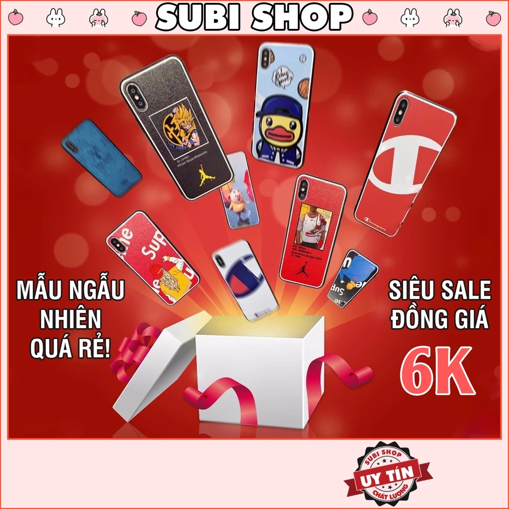 [SIÊU SALE ĐỒNG GIÁ] Ốp Lưng Iphone Mẫu Ngẫu Nhiên 6/6plus/6s/6splus/7/7plus/8/8plus/x/xs/11/12/pro/max/plus/promax