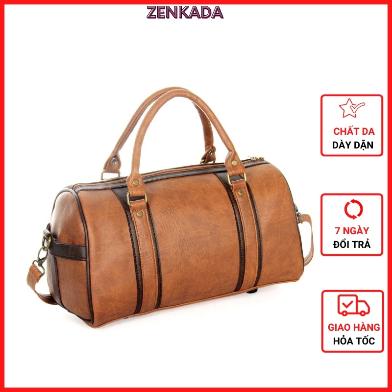 Túi trống du lịch nữ Zenka rất gọn gàng sang trọng và thanh lịch_ZDLN02