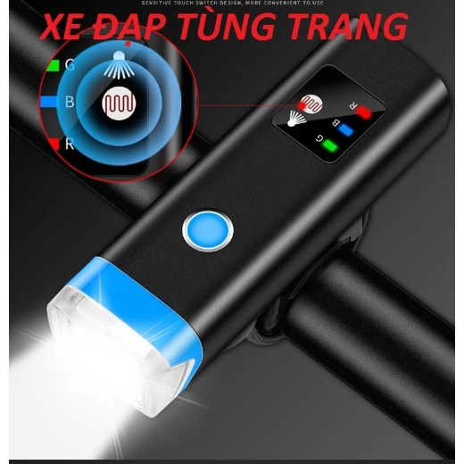 Đèn kèm còi cao cấp , mạch cảm biến ban đêm Pin 2400mah [ Video ]