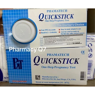 CHÍNH HÃNG MỸ QUICSTICK Que thử thai Quickstick Quicstick Quictic Quíctic QUÍCTICK