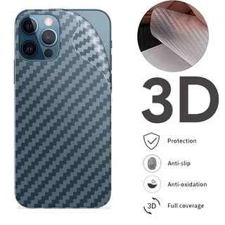 Miếng Dán Lưng Mặt Sau Cacbon Carbon Chống Bám Vân Tay Cho iPhone 12 11 Pro Mini X Xs Max 7 8 6 6s Plus Xr 5 5s SE2 SE 2020