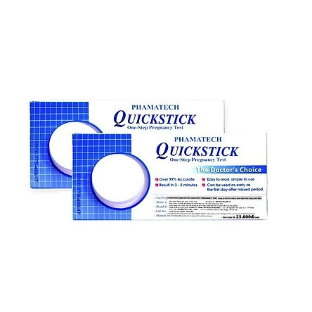 [chính hãng,che tên SP]-Que thử thai QUICKSTICK - Nhập khẩu từ USA, test thai sớm nhanh Quick Stick