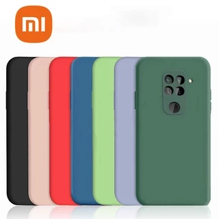 Ốp điện thoại silicon mặt trong phối vải nỉ cho Redmi 9 8 8A 7A 9A Note 9 9s 8 Pro