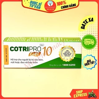 COTRIPRO Gel Bôi Trĩ Làm Săn Se Và Dịu Mát 25g - Minpharmacy