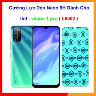 Kính Cường Lực Itel : vision 1 pro ( L6502 ) .Cường Lực Dẻo Trong Suốt Nano 9H.