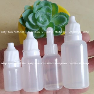 Vỏ lọ nhựa nhỏ mắt 3ml / 5ml / 10ml / 20ml / 30ml /50ml / 100ml - Chai chiết mỹ phẩm, mực,...