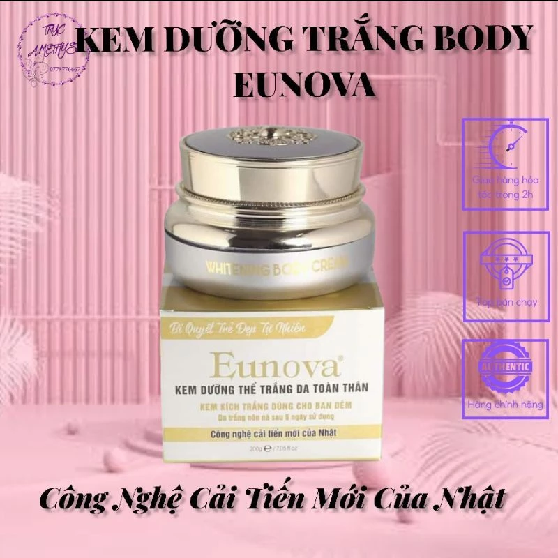 Kem dưỡng trắng da toàn thân Eunova ( Công nghệ Nhật)