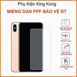 Miếng dán Ppf  Iphone X / Xs / Xs max / Xr Dán Ppf chống bám vân tay