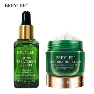 Serum hỗ trợ giảm Mụn BREYLEE 17ML+Kem hỗ trợ giảm Mụn Breylee 20g