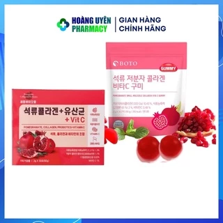 Collagen lựu Hàn Quốc/ Kẹo dẻo Collagen lựu Boto