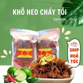 1KG HEO KHÔ CHÁY TỎI ( ĐÓNG TÚI ZIP 500g)