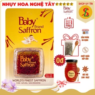 Saffron nhụy hoa nghệ tây BABY SAFFRON chính hãng, làm đẹp da, chống lão hóa, hỗ trợ giấc ngủ