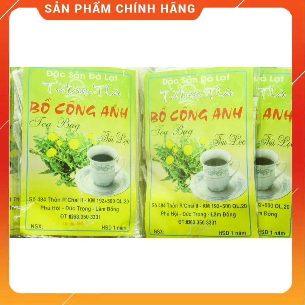 Trà bồ công anh lợi sữa, giúp ngủ ngon,thanh lọc cơ thể, thơm mát dễ uống ,72 túi lọc gia truyền