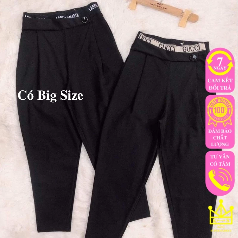 Quần Baggy có size 90kg, Dáng Bom Mỳ Hàn, Quần có size đại Cho Người Béo