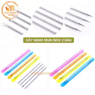 Cây Nặn Mụn 2 Đầu 1 Đầu Chích Và 1 Đầu Nặng Dài 12cm