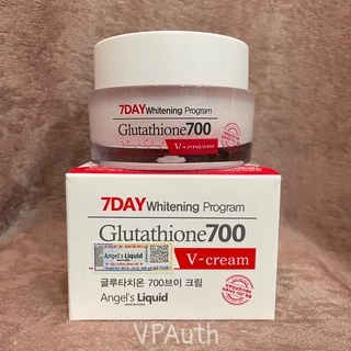 [Mã COSBAUH3 giảm 8% đơn 300K] Kem dưỡng trắng da 7DAY GLUTATHIONE 700 VCREAM ANGEL'S LIQUID