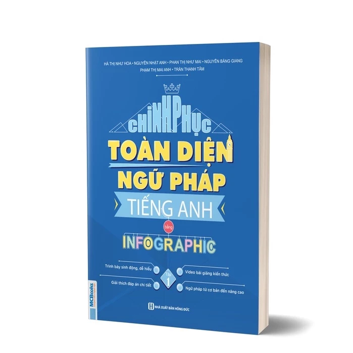 Sách Chinh Phục Toàn Diện Ngữ Pháp Tiếng Anh Bằng Infographic Tập 1