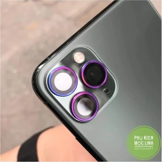 Iphone 15 / 14 / 13 / 12 / 11 Pro Max Plus Mini màu Titan [Bộ 3 mắt] Dán từng mắt camera bảo vệ cam Chính hãng Kuzoom